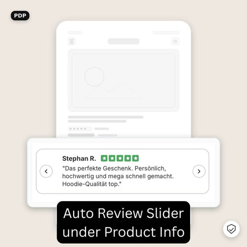 Shopify Auto Review Slider Section for Product Pages | Online Store 2.0