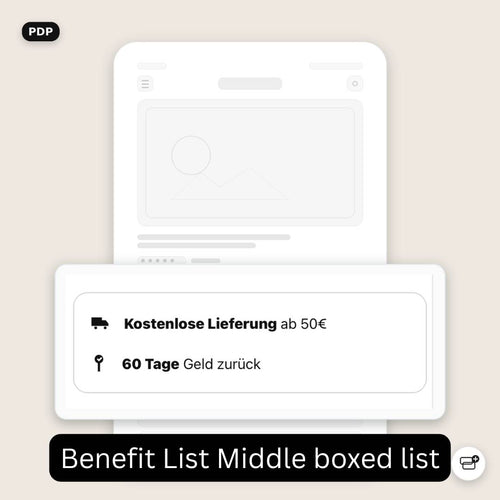 Shopify Benefit List Sections Bundle for Product Pages | Online Store 2.0