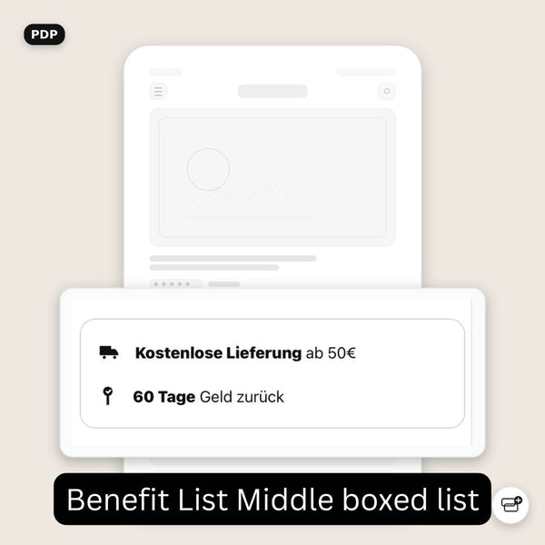 Shopify Benefit List Sections Bundle for Product Pages | Online Store 2.0