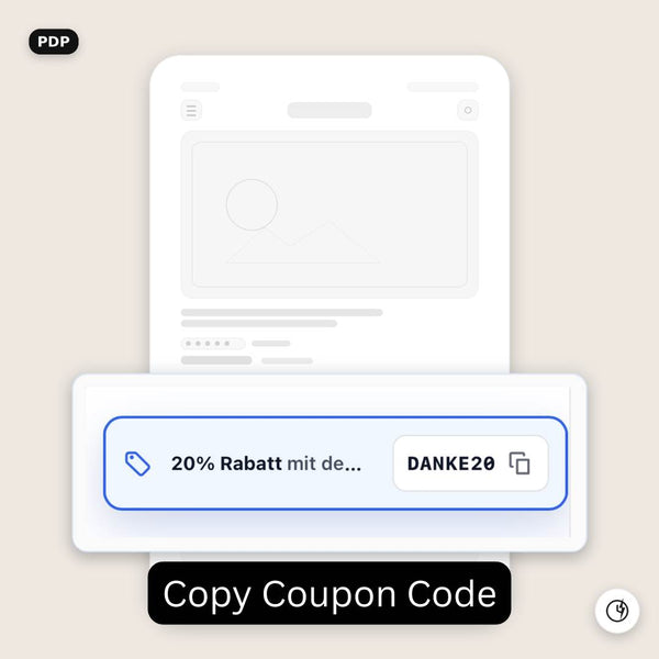Copy Coupon Code Banner for Shopify Online Store 2.0