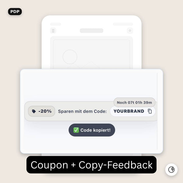 Coupon Copy Banner with Countdown for Shopify Online Store 2.0