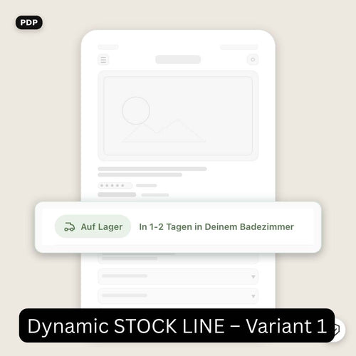 Dynamic Stock Line – Shopify Product Page Availability Section (OS 2.0)