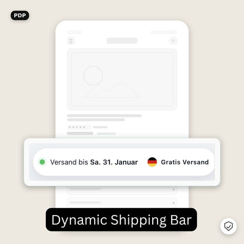 Dynamic Shipping Bar – Shopify Product Page Section (OS 2.0)