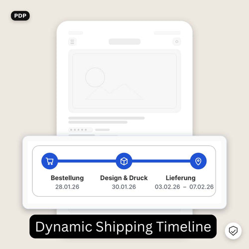 Dynamic Shipping Timeline – Shopify Product Page Section (OS 2.0)
