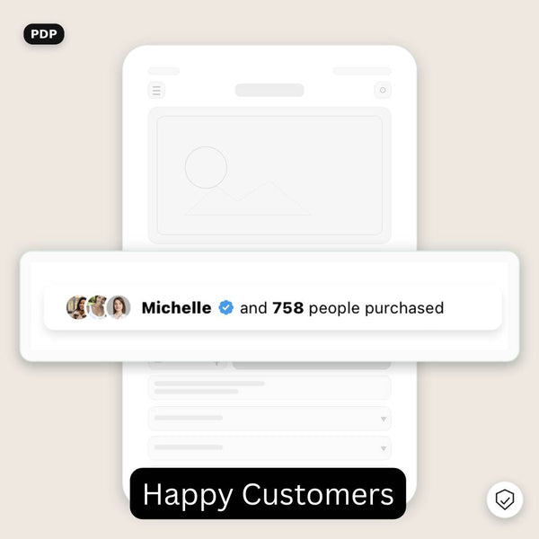 Happy Customers Social Proof Bar for Shopify Online Store 2.0